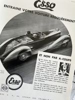 Esso - 4 Alte Werbungen / Anciennes publicités 1931/32