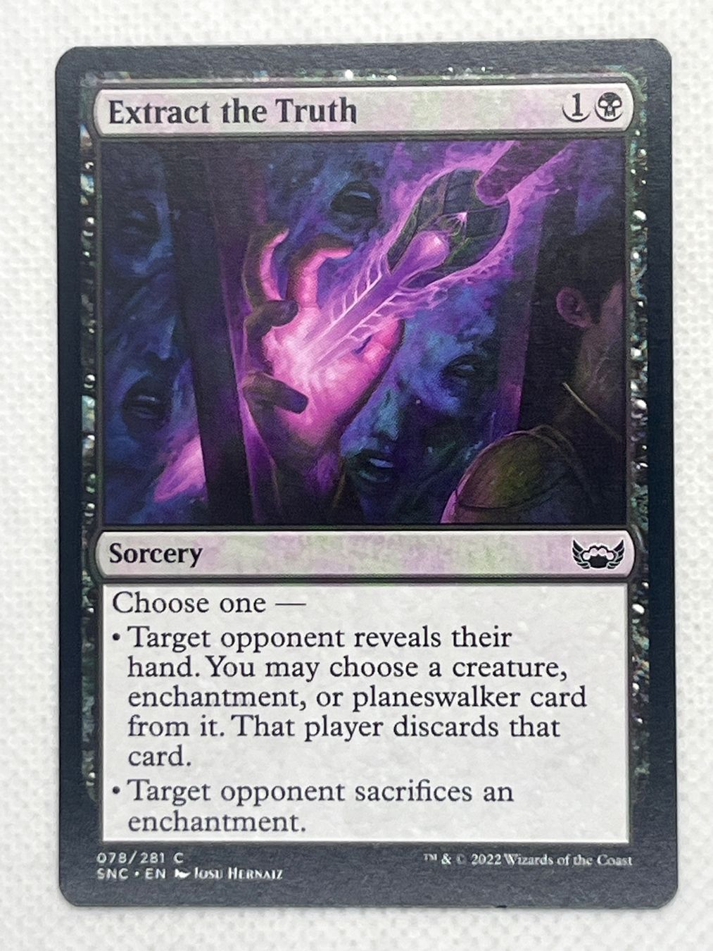Magic The Gathering Sammelbilder & Trading cards: Extract the Truth - Magic The Gathering Card – Gebraucht aus Hinterkappelen von Kim1992