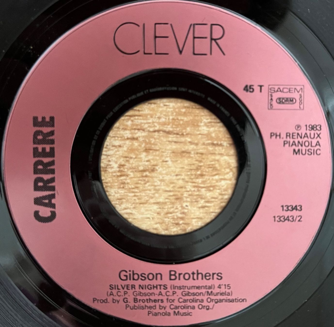 Schallplatten: GIBSON BROTHERS - SILVER NIGHTS – Gebraucht aus Bussigny von vinyl-pas-cher 3