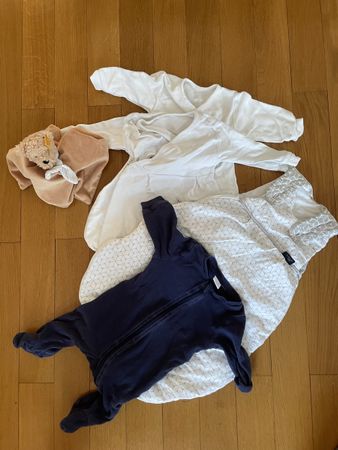 Schlafsack mit Pijama Grösse 62/68