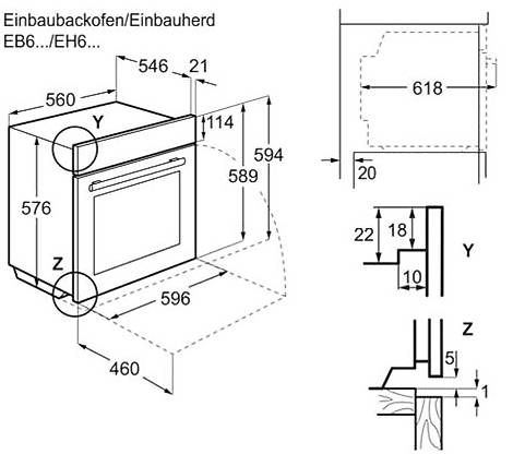 Electrolux Forni: Electrolux Backofen EB6GL70KSP Steam  NEU – Nuovo (secondo la descrizione) da Urdorf venduto da bochsler-ag 1