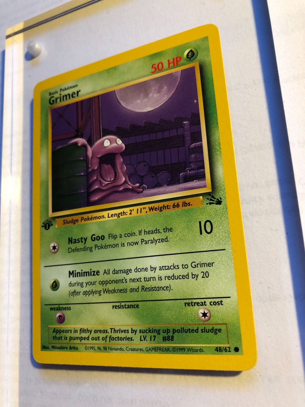 Carte collezionabili: Grimer 1st Fossil - MINT - ab 1.- – Usato da Giubiasco venduto da dan_pr8b 2