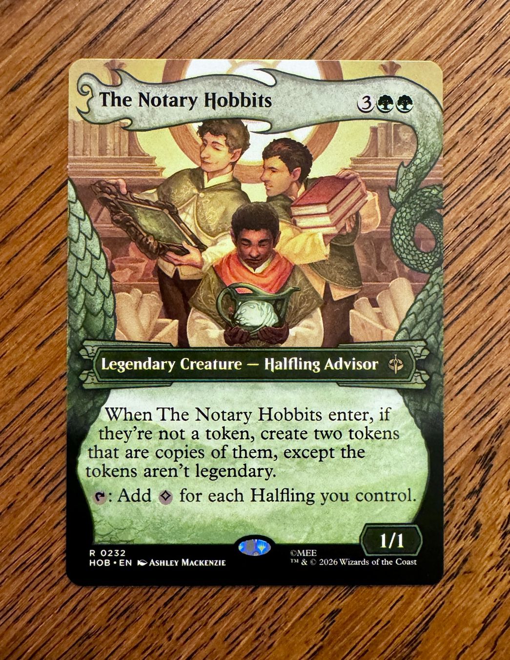 Magic The Gathering Carte collezionabili: Dragonframe The Notary Hobbits The Hobbit – Nuovo (secondo la descrizione) da Rechthalten venduto da hosme_be