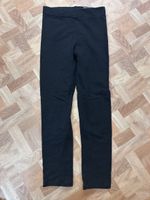 H&M Leggings schwarz, gefüttert, Grösse 128