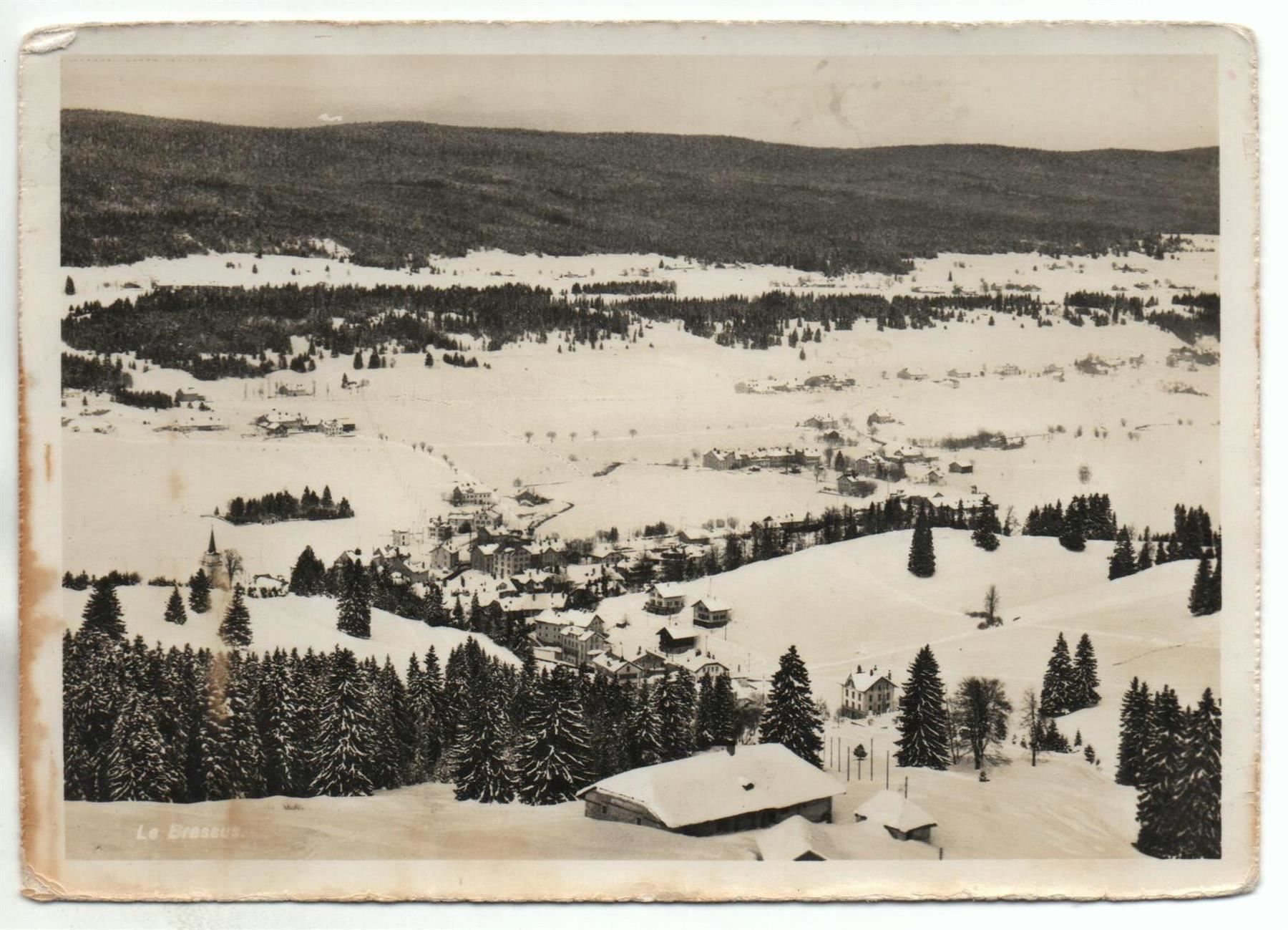 Cartoline postali: LE BRASSUS La Vallée de Joux en hiver – Usato da Jona venduto da philajona