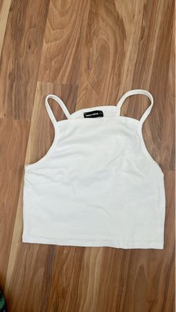 Weisses Tally Weijl Crop Top Grösse S