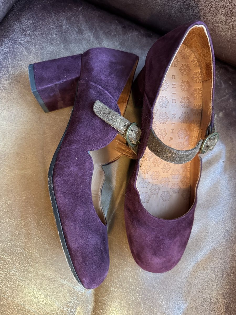 Chie Mihara Damenschuhe: Chie Mihara Pump Ballerina Leder Wildleder – Gebraucht aus Obfelden von cesarina10