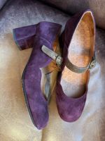 Chie Mihara Pump Ballerina Leder Wildleder
