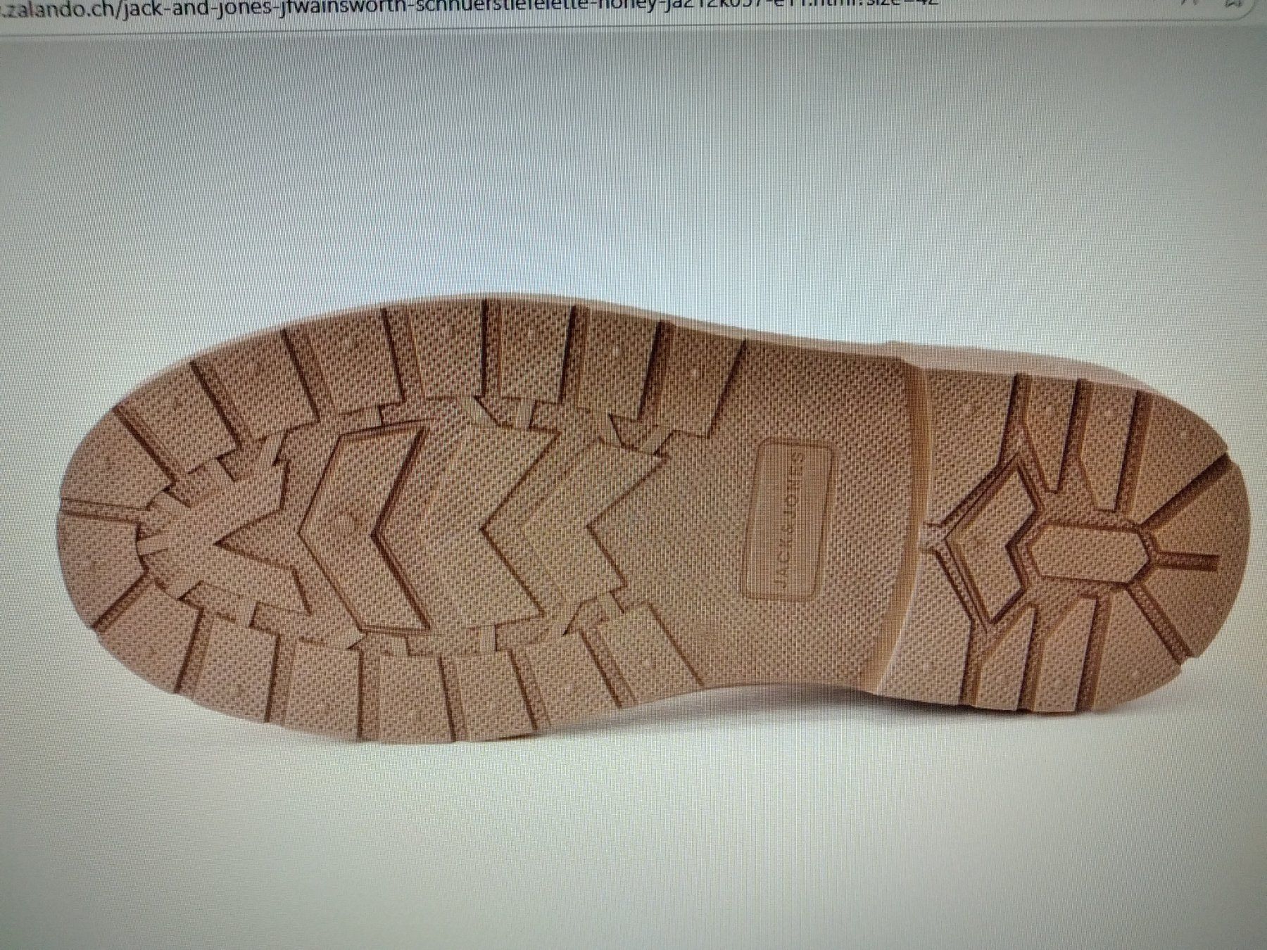 Jack & Jones Scarpe da uomo: Schnürstiefelette - honey – Nuovo (secondo la descrizione) da Zug venduto da guggi717 4