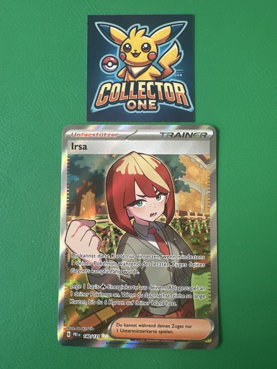 Pokémon Sammelbilder & Trading cards: Pokemo  Irsa Trainer Fullart Prismatic Evolutions Englisch – Neu (gemäss Beschreibung) aus Lommiswil von CollectorOne
