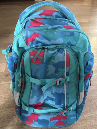 Satch Rucksack camouflage blau Pink Kinder Schule