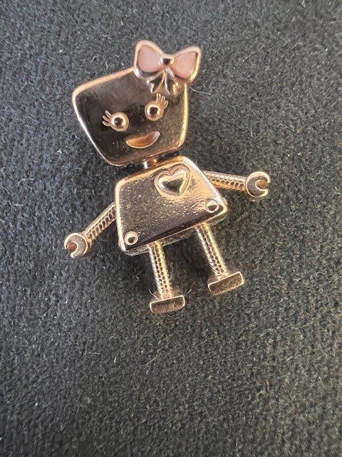 Pandora Ciondoli: Pandora rosegold - Roboter Mädchen – Usato da Abtwil SG venduto da jac_2nrd