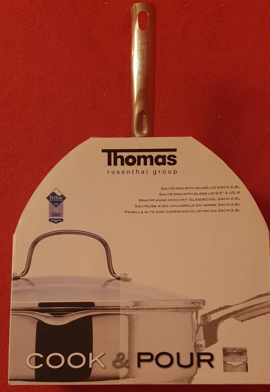 Thomas Padelle: Pfanne antihaft mit Deckel 24 cm – Nuovo e nell'imballaggio originale da Wettswil venduto da the_jr6l