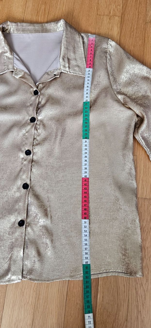 Blusen: goldige Damen Bluse langarm, Gr. 42 / XL – Gebraucht aus Möriken AG von pam66 3