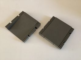 Lot de 2 plaques Lego 32x32 grisFoncé