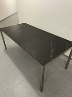 NEUER 190 -250x90cm Ausziehtisch Edelstahl mit Keramik