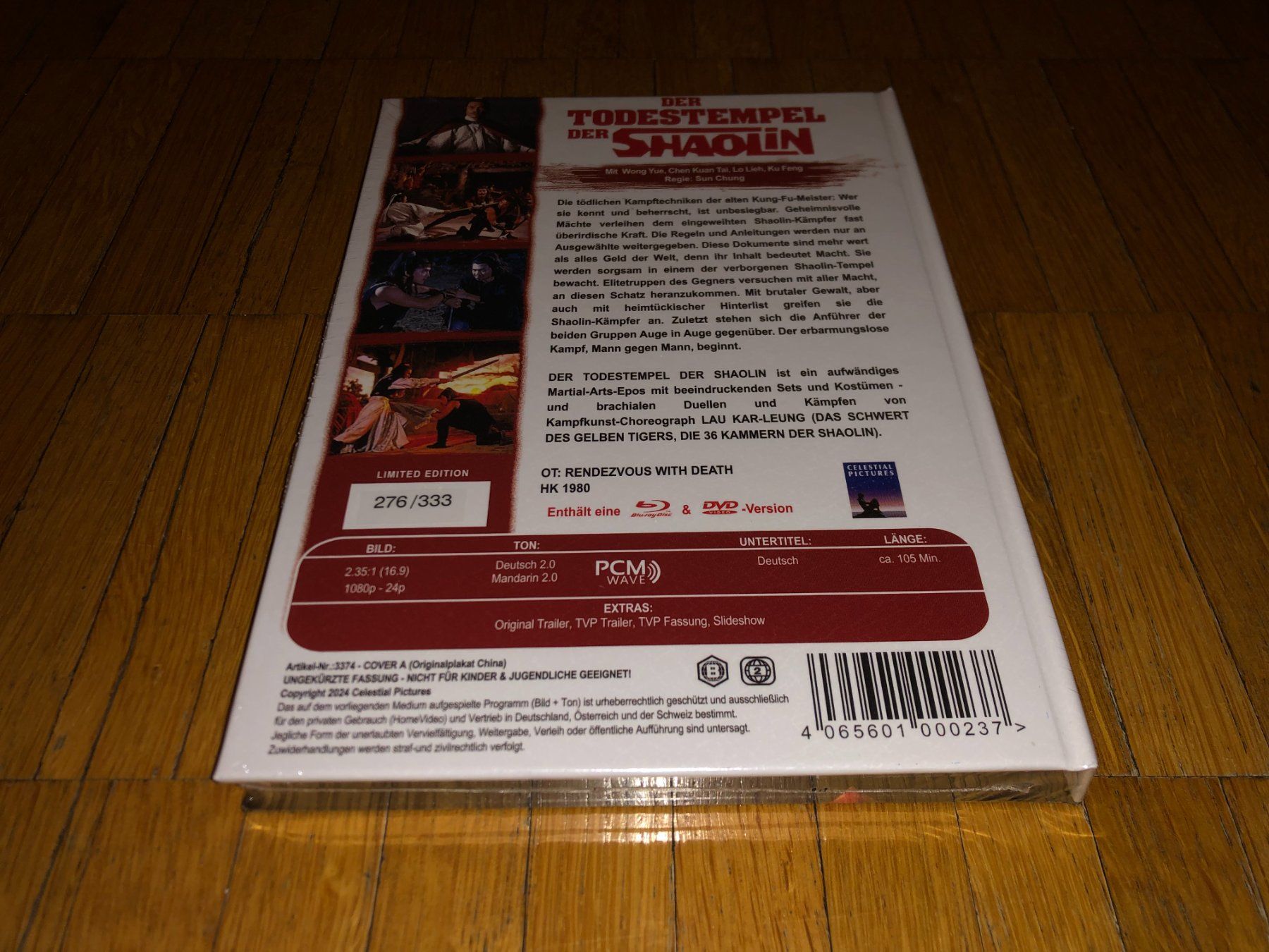 Tutti i DVDs: Der Todestempel der Shaolin - MEDIABOOK - A - UNCUT – Nuovo e nell'imballaggio originale da Basel venduto da havsok 1