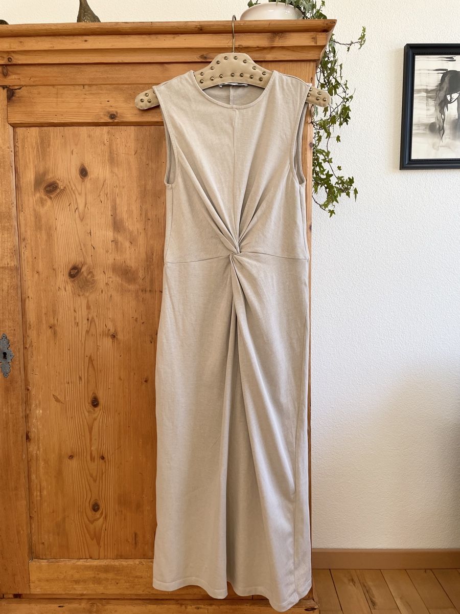 Mango Vestiti: Mango | Sommerkleid | mit Knoten | Beige | Gr. S – Usato da Zürich venduto da samira12382 1