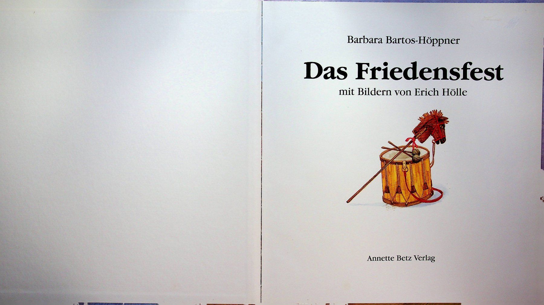 Bücher: B. Bartos- Höppner E. Hölle Das Friedensfest – Gebraucht aus Reitnau von Zaomir 2