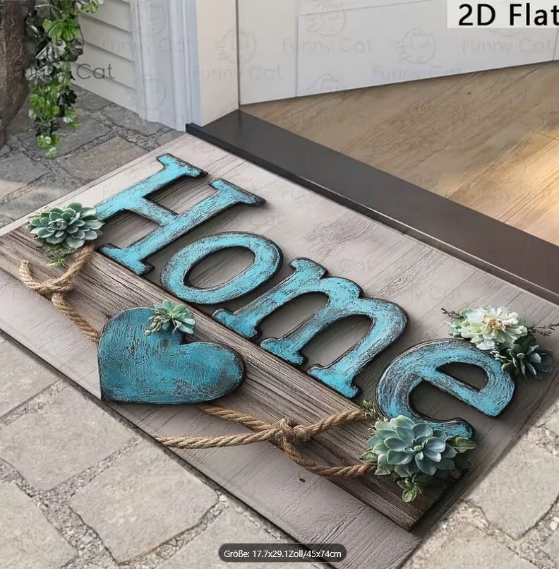 Tappeti: Fussmatte Home 45x74cm – Nuovo e nell'imballaggio originale da Oensingen venduto da Liquidations-Shop