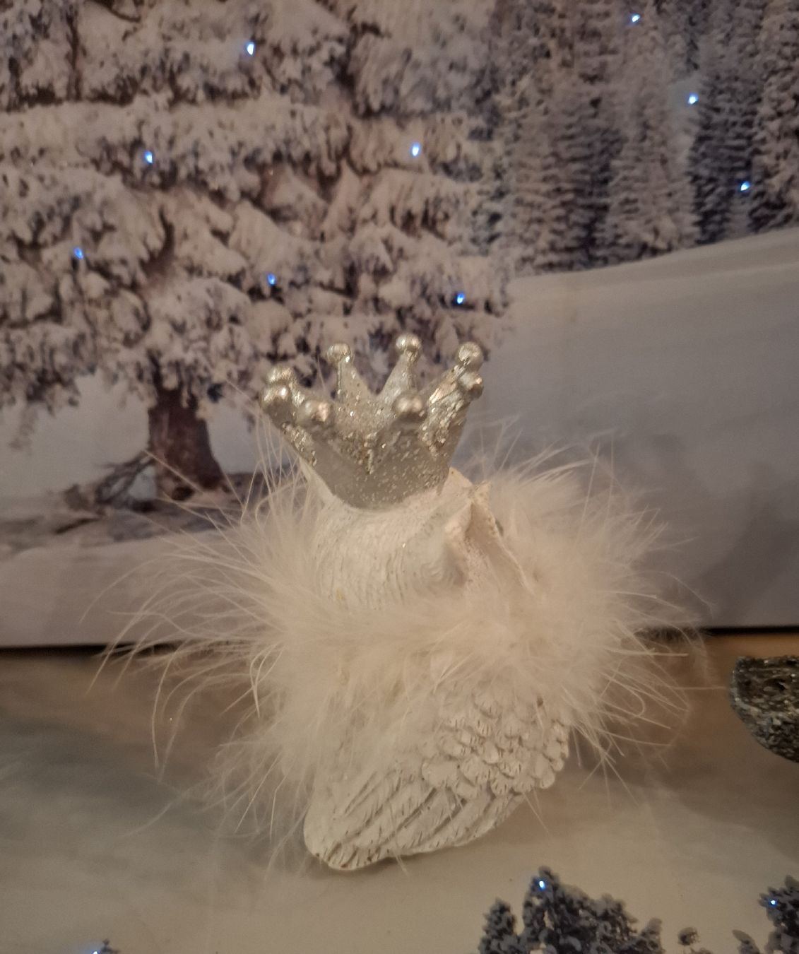 Toutes les décorations: ENGELI MIT VOGELAST VERZUCKERT UND KRONE MIT EULE – Neuf (Voir description) à Gretzenbach par schibaya 6
