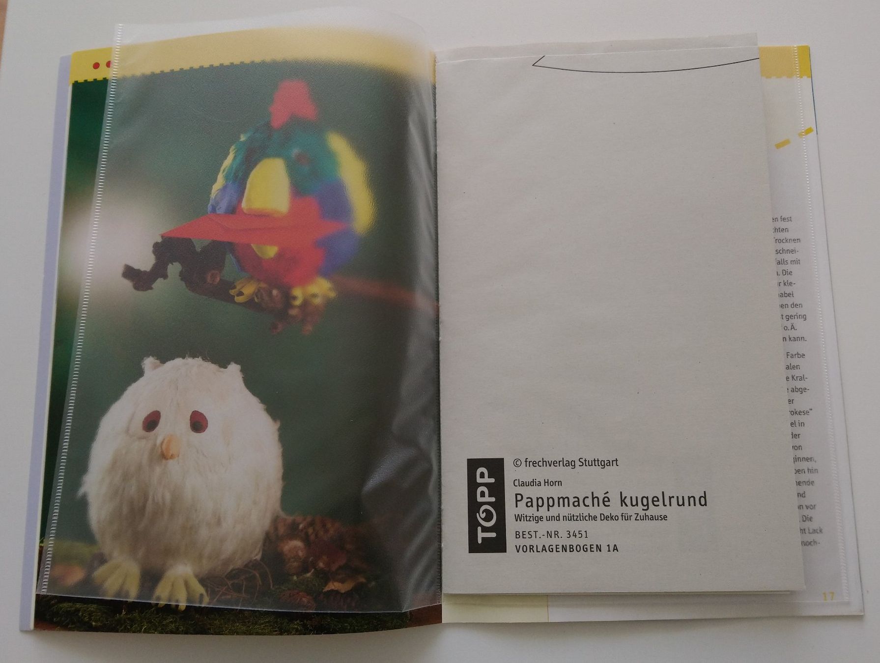 Livres: Bastelbuch Pappmaché kugelrund – D'occasion à Langnau im Emmental par Towanda79 3
