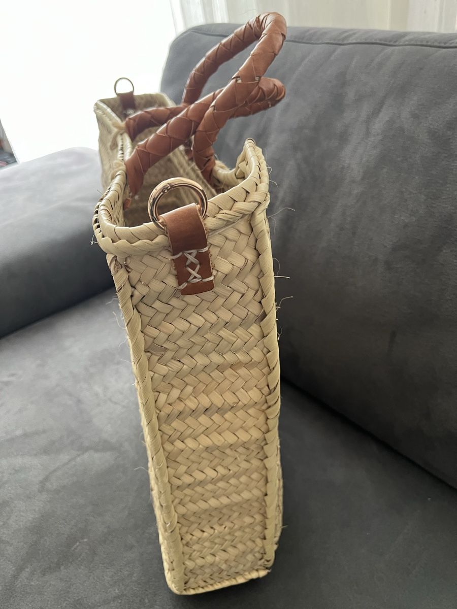 Massimo Dutti Borse da donna: Neue Natural handarbeite Handtasche aus Spanien – Nuovo e nell'imballaggio originale da Wettingen venduto da epe_9vbf 3