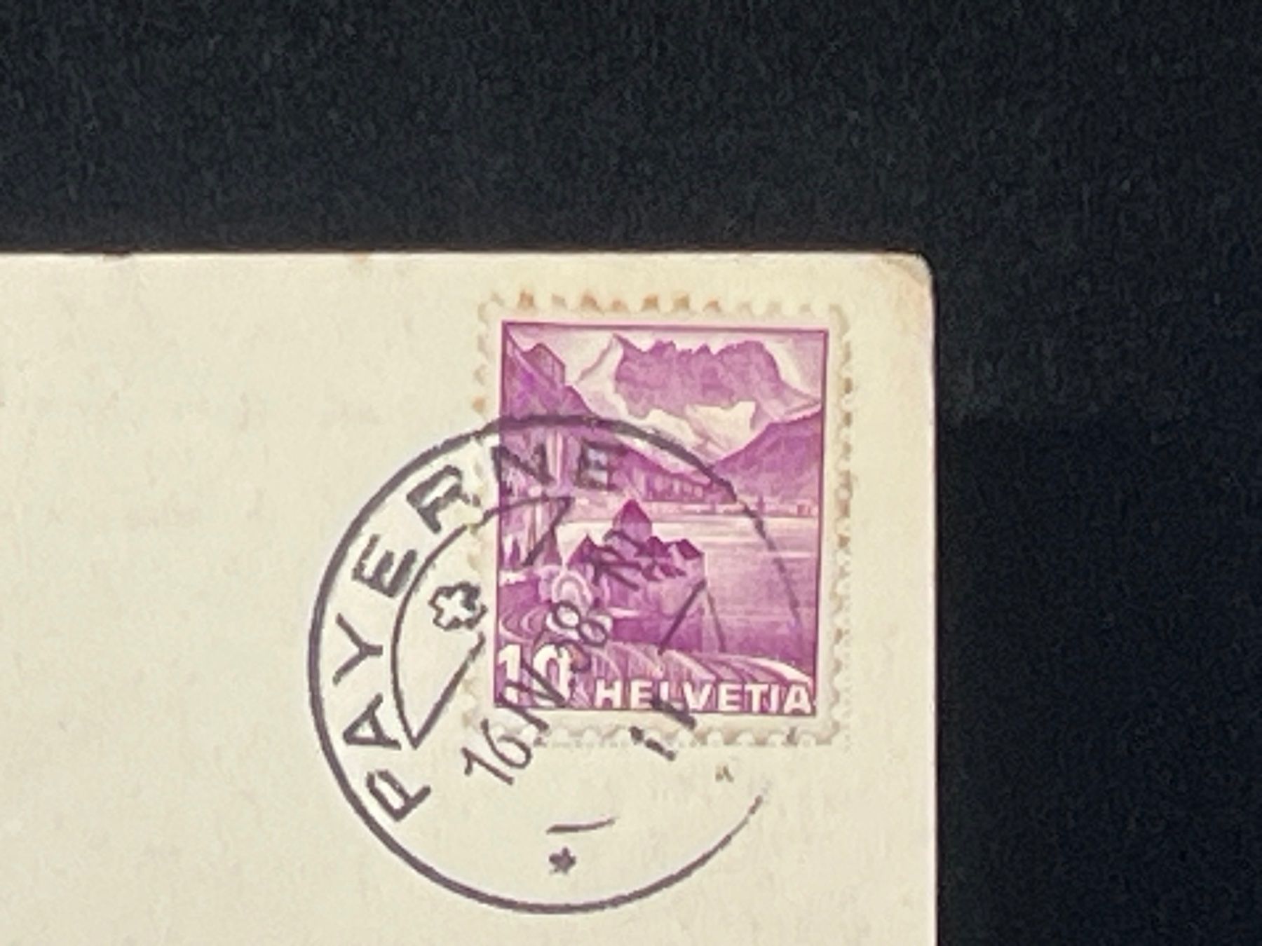 Ansichtskarten: Ansichtskarte ProInfirmis: Landschaft im Süden – Gebraucht aus Widnau von Brusi9 1