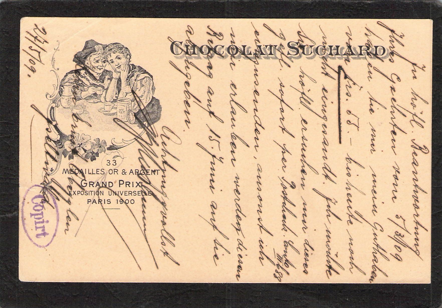 Tutti i francobolli: Suchard PK 036.SUCH 39 , gel. 27.V.1909 – Usato da Reichenburg venduto da Pipo-67