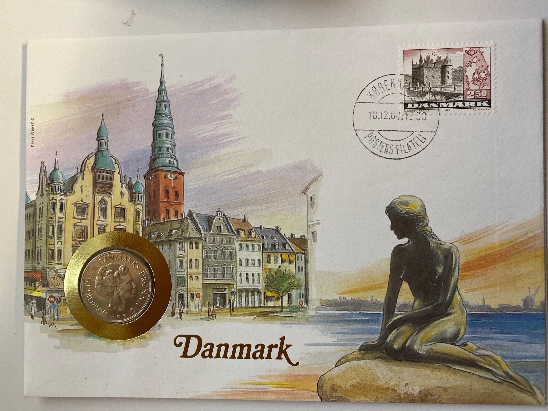 Buste & buste per spedizione: ENVELOPPE ET PIECE - DANMARK - 1985 – Nuovo (secondo la descrizione) da Le Brassus venduto da cinema13