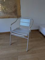 2 Stück Gartenstuhl Sessel Stuhl Alu stabil leicht