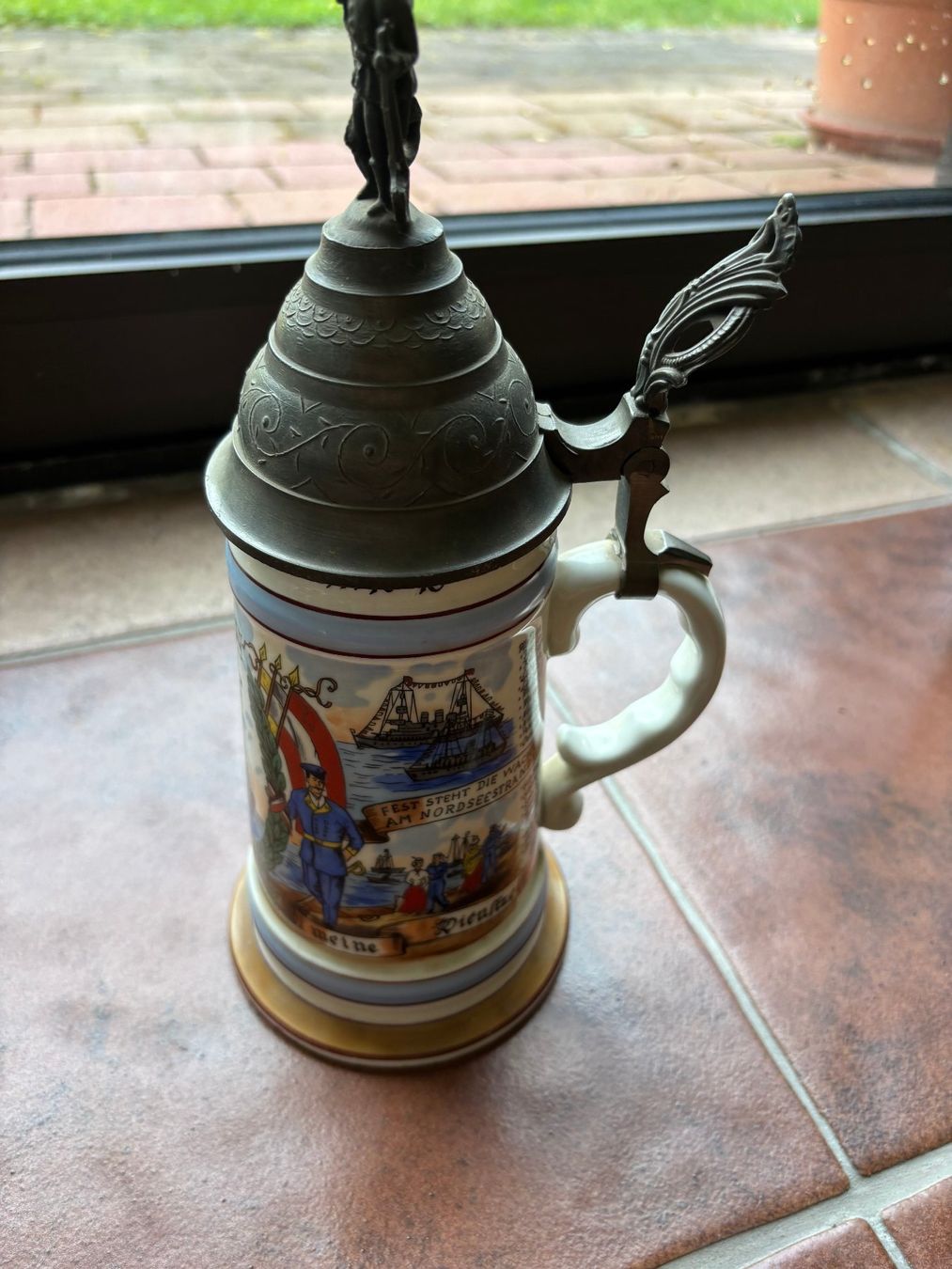 Bicchieri: Antiker Bierkrug aus der Kaiserzeit – Usato da Zürich venduto da KTarallo 1