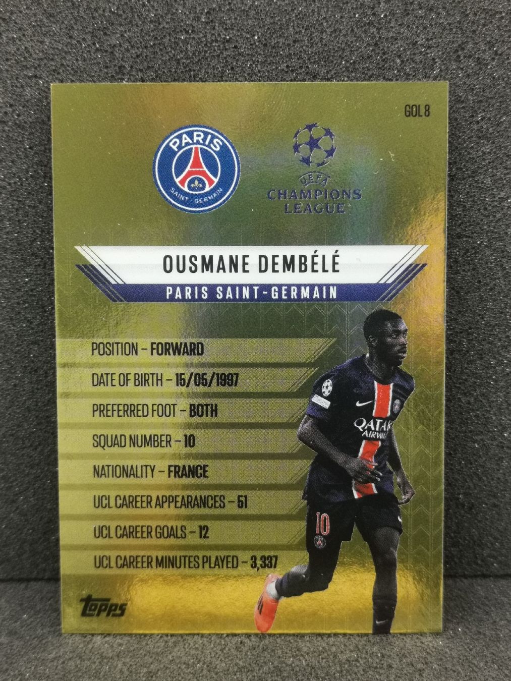 Match attax 2024 /25 Extra Ousmane Dembélé Gold Edge (Gebraucht) in ...