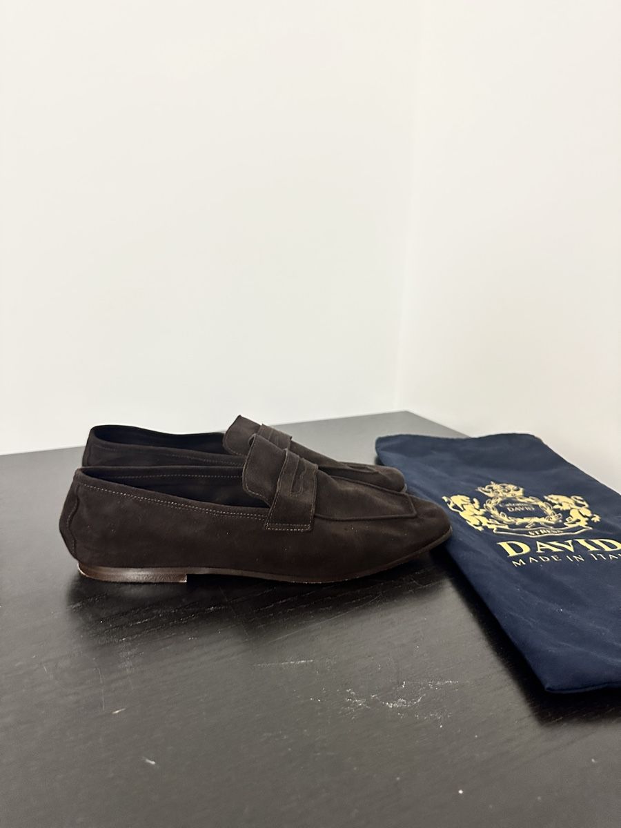 Scarpe da donna: Brown Suede Italian Loafer – Usato da Einsiedeln venduto da emi_5bxs