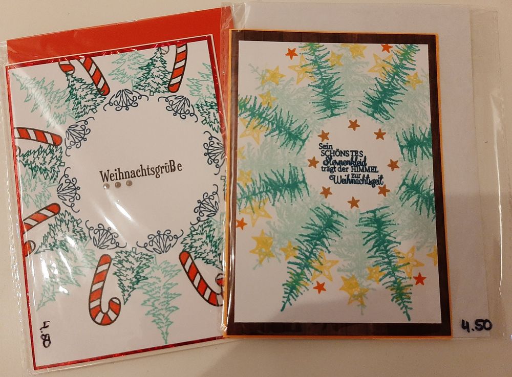 Weihnachtskarten handgemacht 2stk. Kaufen auf Ricardo