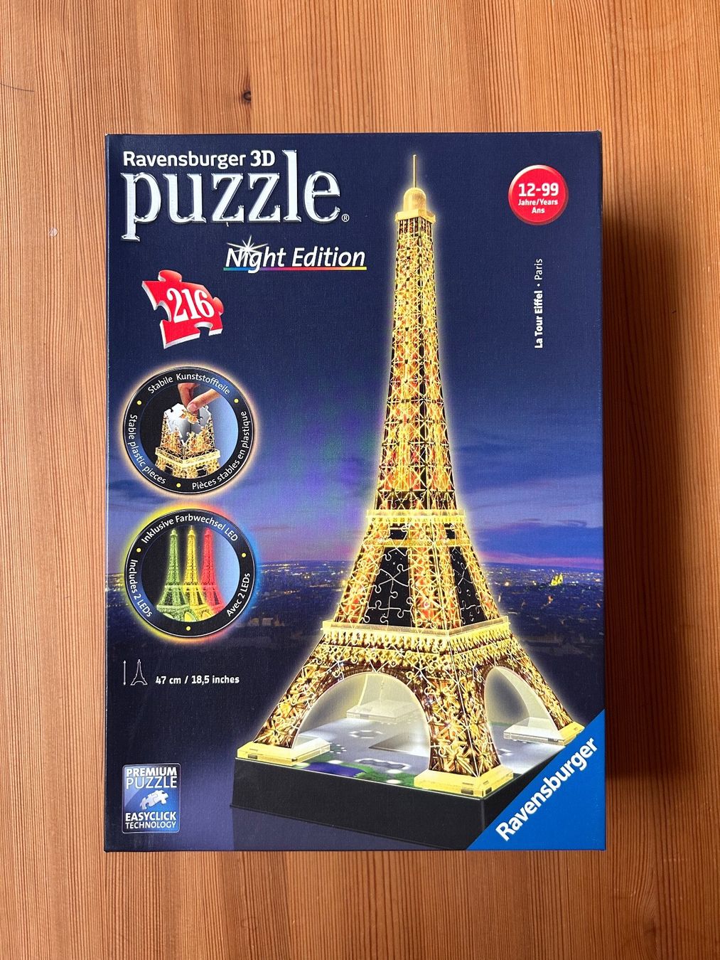 Ravensburger Puzzles: RAVENSBURGER 3D Puzzle Night Edition – Eiffelturm – Neu (gemäss Beschreibung) aus Dättwil AG von fio_d76l