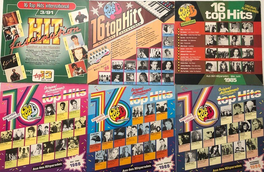Dischi in vinile: 6x LPs Pop-/Rock-Sampler – Usato da Grüningen venduto da azulvinyl