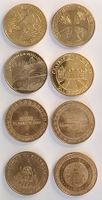 MÉDAILLES TOURISTIQUES  FRANCAISES LOT 8X