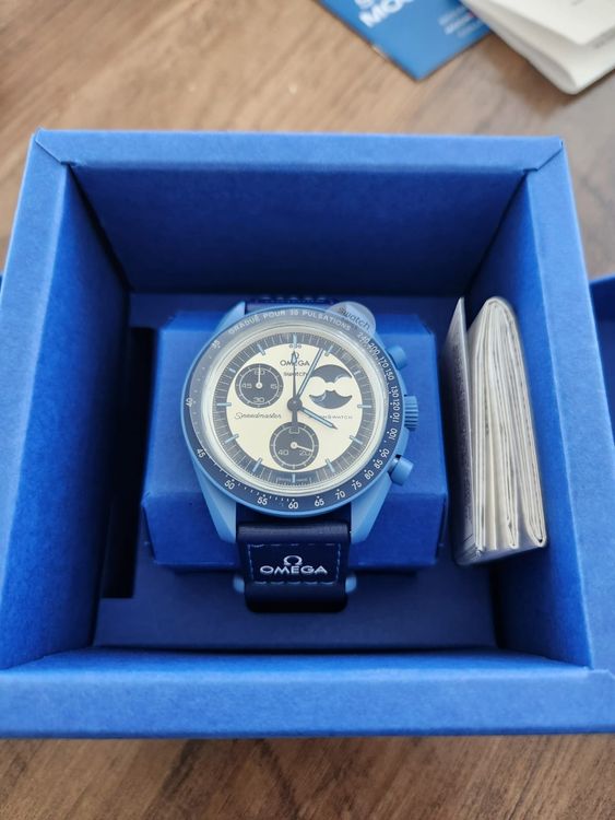 Swatch Orologi: Omega x Swatch Super blue Moon – Nuovo e nell'imballaggio originale da Utzigen venduto da brk_6thp