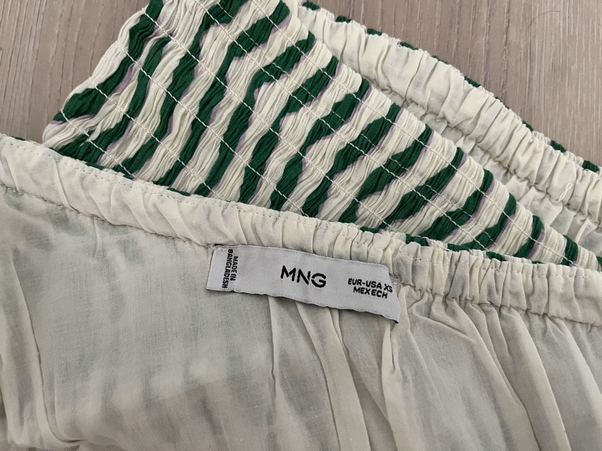 Mango Tops: one-shoulder Top gemustert Mango XS neu – Neu (gemäss Beschreibung) aus Birrwil von vanyboo 2