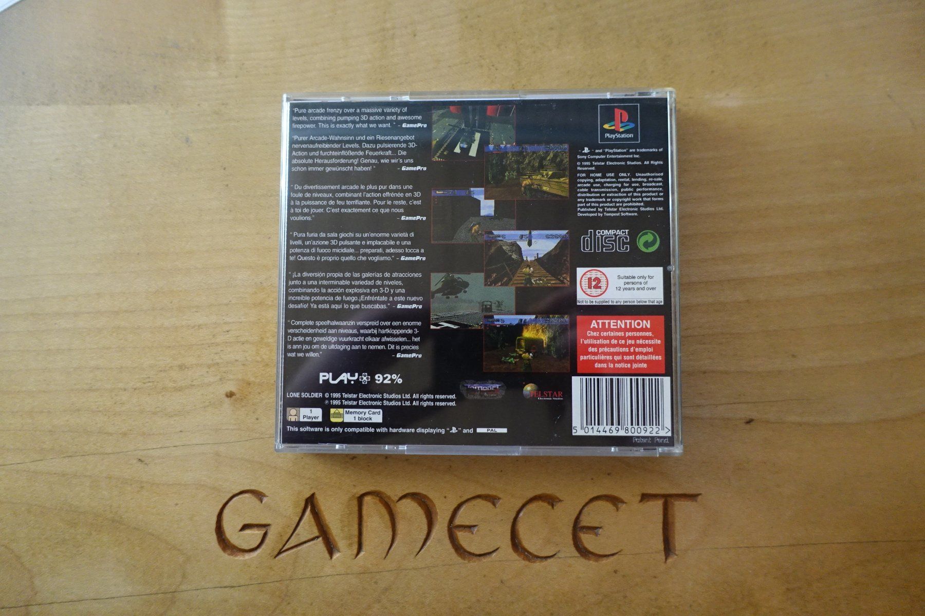 Sony Giochi: Lone Soldier – Usato da Steinach venduto da Gamecet 2