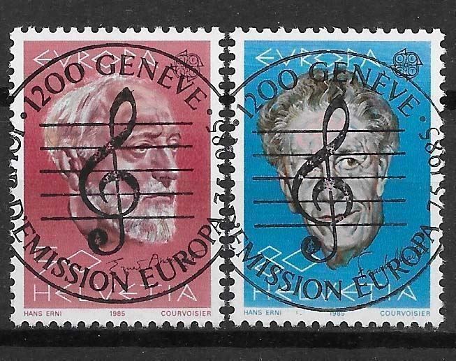Alle Briefmarken: V0715 - Europa 1985 vollstempel – Gebraucht aus Trélex von Phil_Albert