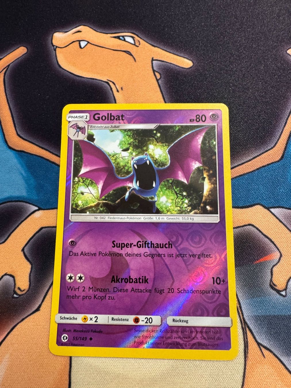 Pokémon Carte collezionabili: Golbat (SUM 55) - Reverse Holo - Sonne & Mond – Nuovo (secondo la descrizione) da Bülach venduto da Pfrenzel