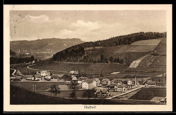 Ansichtskarten: AK Huttwil, Ortspartie – Gebraucht aus Berlin von bartko-reher