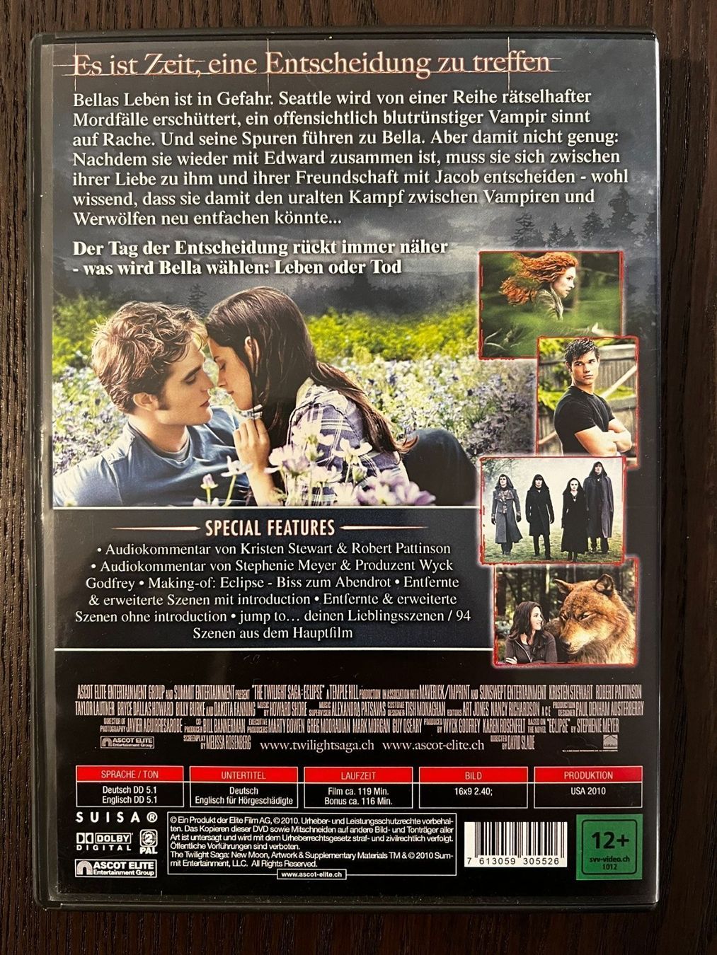Alle DVDs: The Twilight Saga - Biss zum Abendrot – Gebraucht aus Zürich von FilmFreunde 1