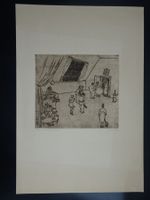 Willy Hallstein Sommernachtsball Radierung