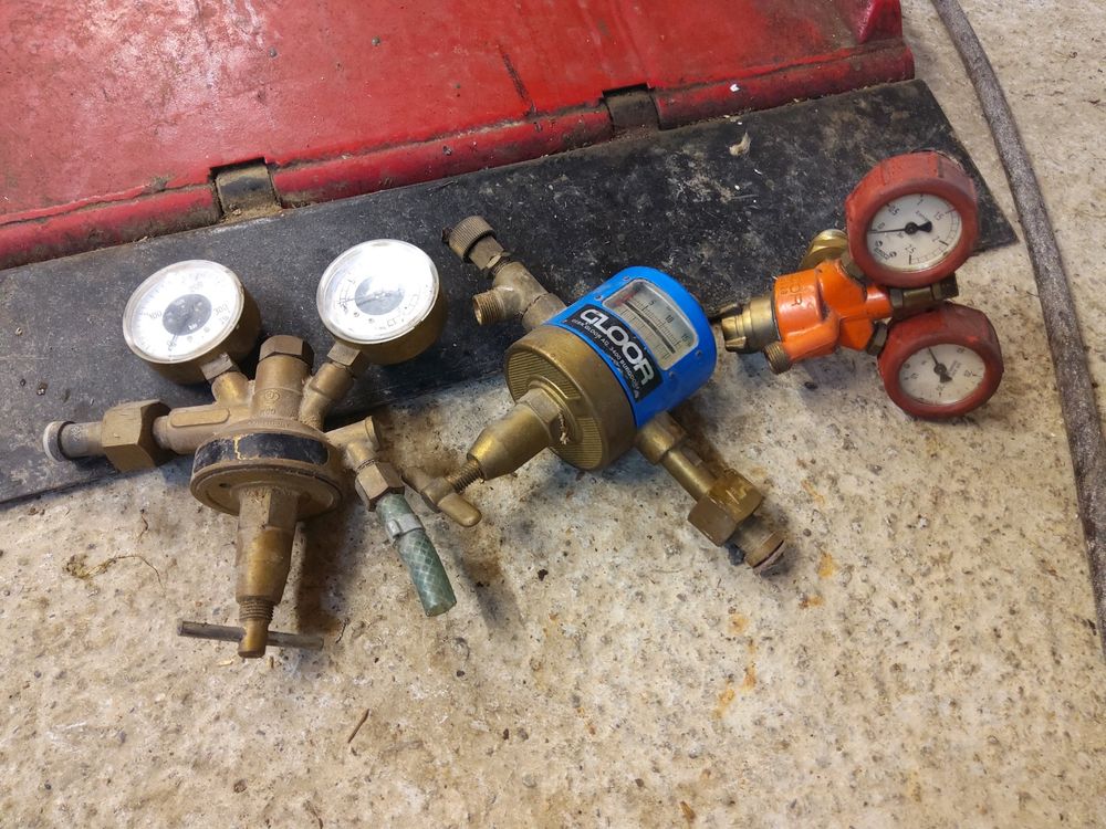 CPROSP Druckminderer Druckluft 1/4 | Mit Manometer 175 PSI 12 Bar | Für Kompressor & Luftverdichter