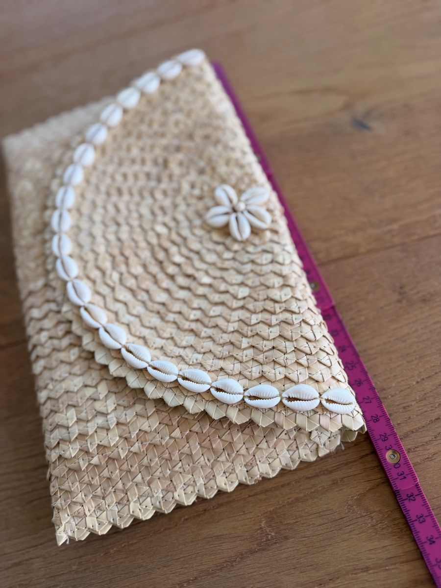 Borse da donna: Sommertasche Boho-Strohclutch  – Nuovo (secondo la descrizione) da Altendorf venduto da PiaLang 1