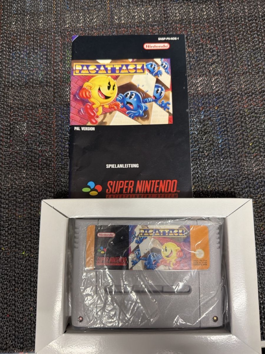 Nintendo Spiele: Pac-Attack Super Nintendo CDSpiel mit Anleitung PAL Version  – Gebraucht aus Bülach von ran_kqm8 2