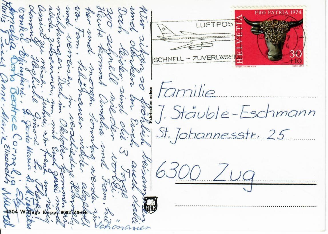 Cartoline postali: Gubel bei Menzingen – Usato da Hochdorf venduto da Ziegel-16 1
